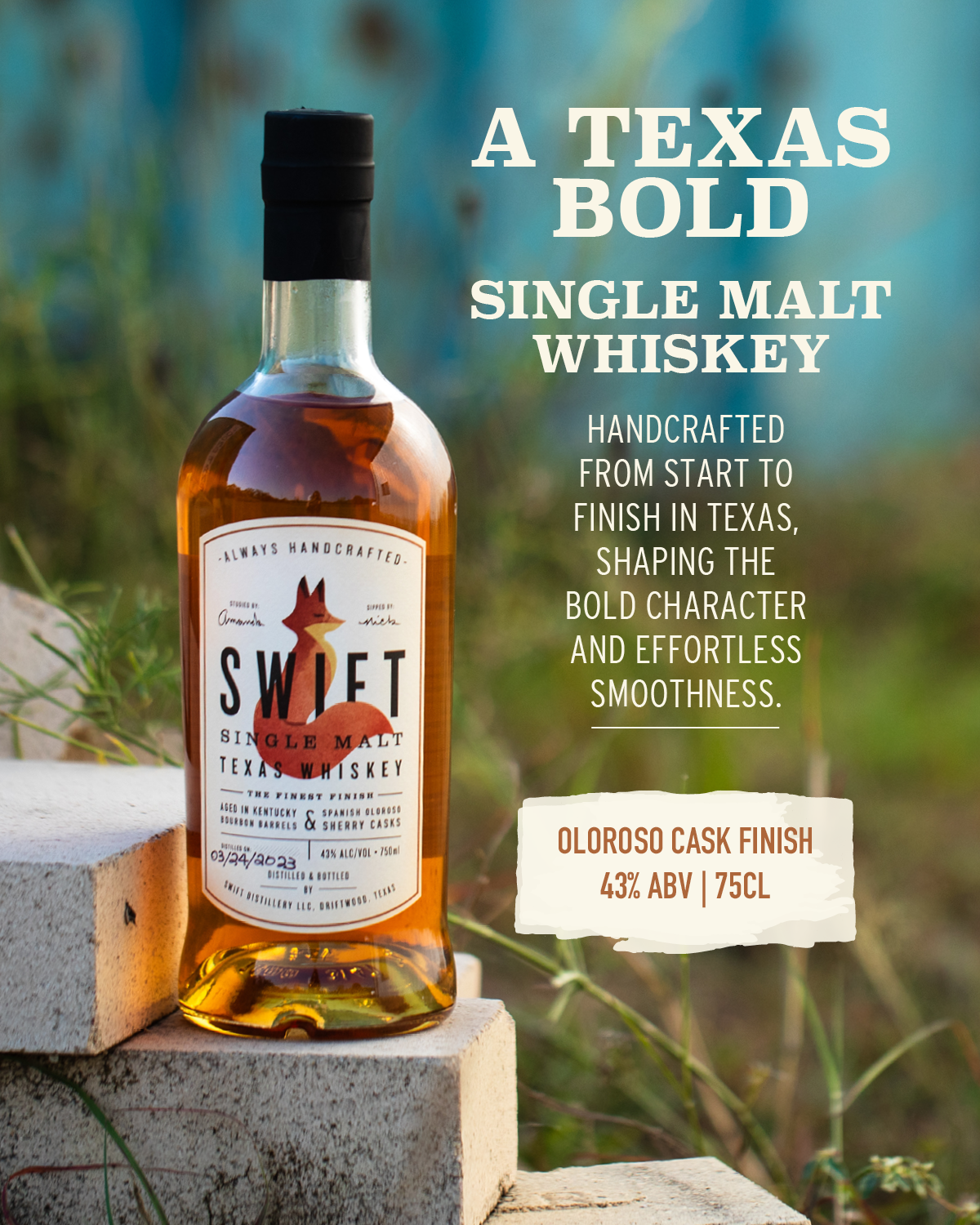 Swift Single Malt Texas Whiskey - Oloroso Finish