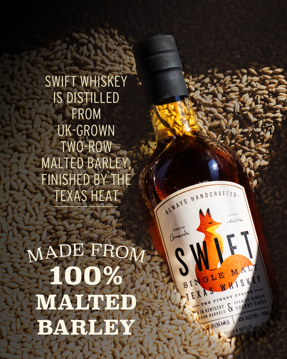 Swift Single Malt Texas Whiskey - Oloroso Finish