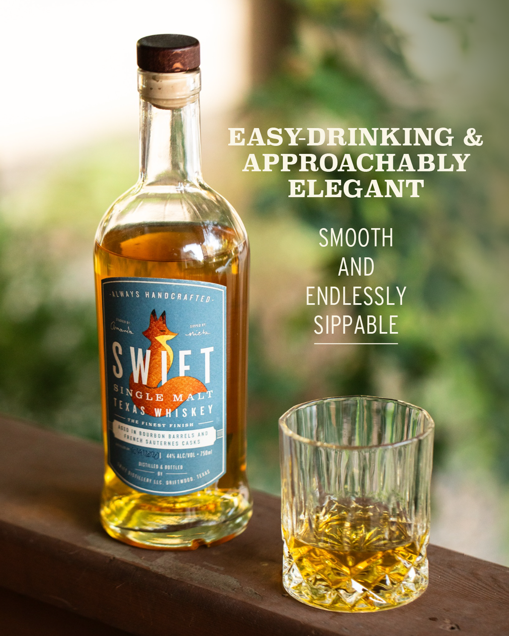 Swift Single Malt Texas Whiskey - Sauternes Finish
