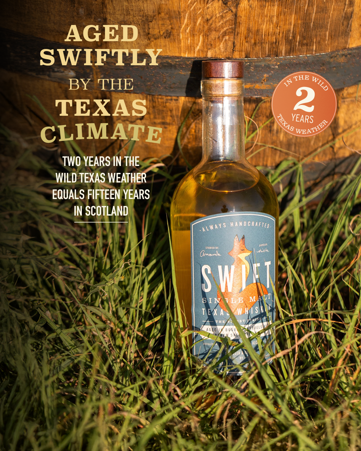 Swift Single Malt Texas Whiskey - Sauternes Finish